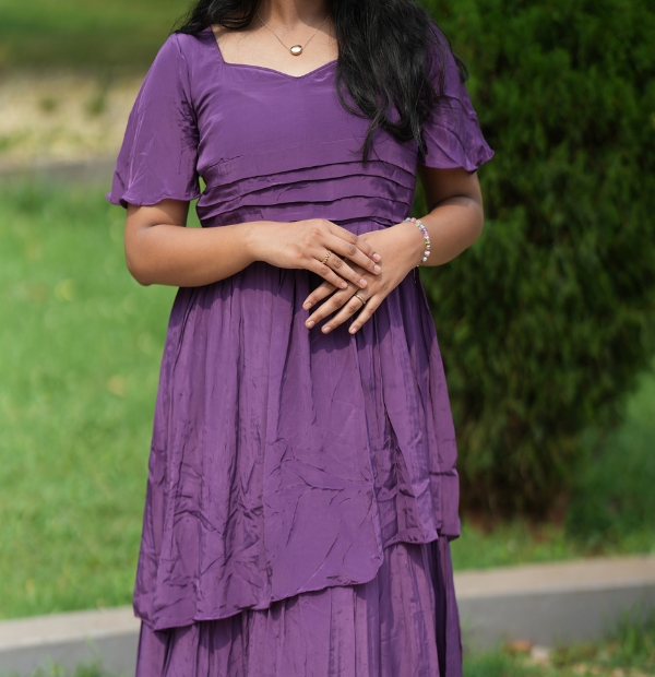 Wine Layer Dress
