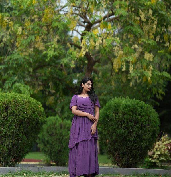 Wine Layer Dress